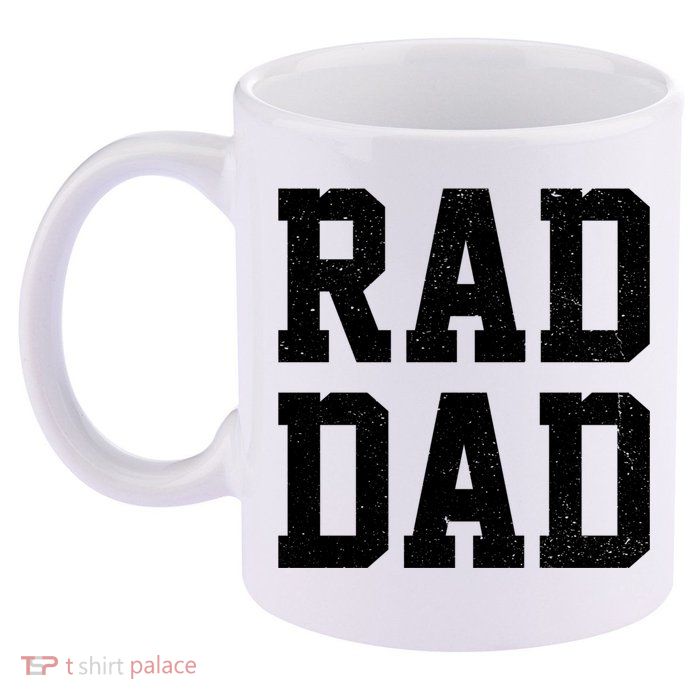 Rad Dad 11oz C Handle Ceramic Mug
