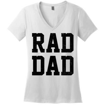 Rad Dad Women's V-Neck T-Shirt
