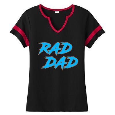 Rad Dad Ladies Halftime Notch Neck Tee