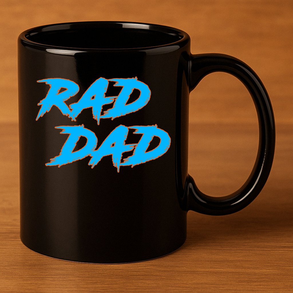Rad Dad 11oz C Handle Ceramic Mug