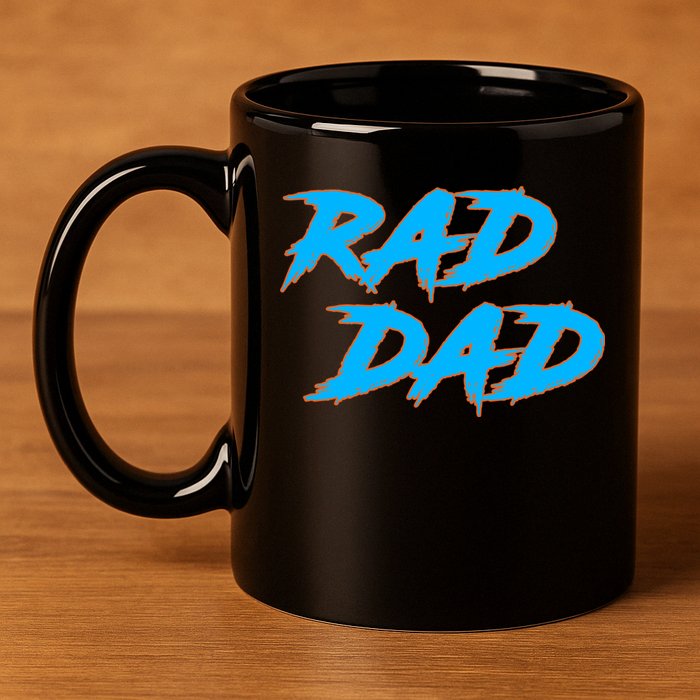 Rad Dad 11oz C Handle Ceramic Mug