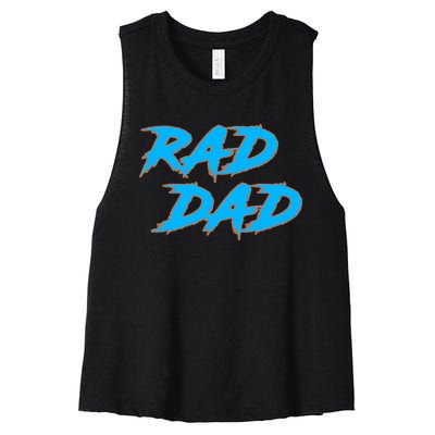 Rad Dad Women's Racerback Cropped Tank