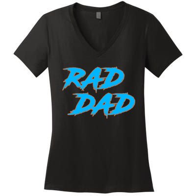 Rad Dad Women's V-Neck T-Shirt