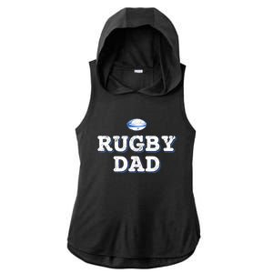 Rugby Dad Ladies PosiCharge Tri-Blend Wicking Draft Hoodie Tank