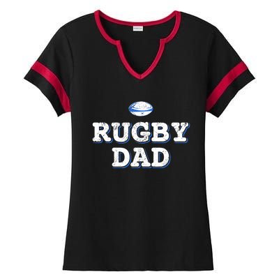 Rugby Dad Ladies Halftime Notch Neck Tee