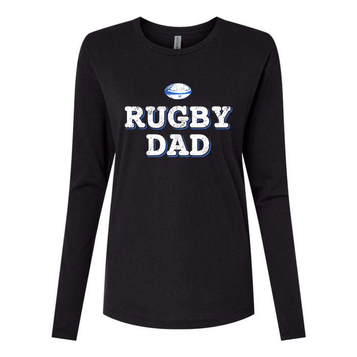 Rugby Dad Womens Cotton Relaxed Long Sleeve T-Shirt