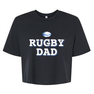 Rugby Dad Bella+Canvas Jersey Crop Tee