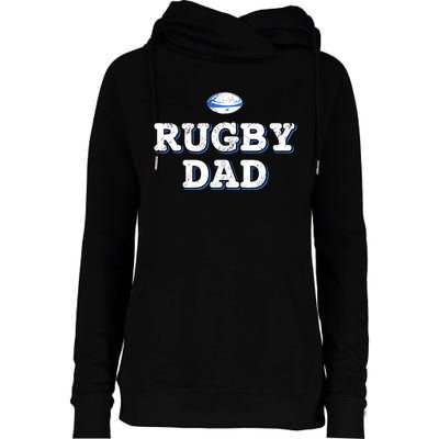 Rugby Dad Womens Funnel Neck Pullover Hood