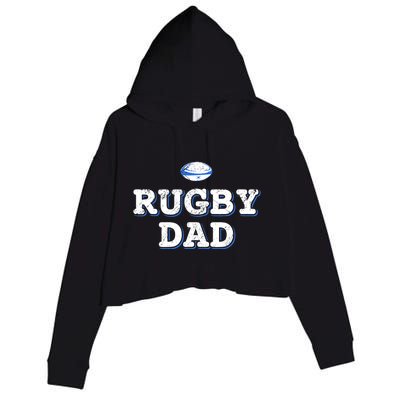 Rugby Dad Crop Fleece Hoodie