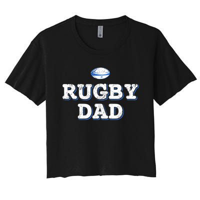 Rugby Dad Women's Crop Top Tee