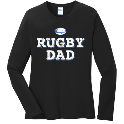 Rugby Dad Ladies Long Sleeve Shirt