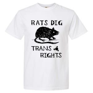 Rats Dig Right Rat Graphic Lgbt Saying Garment-Dyed Heavyweight T-Shirt