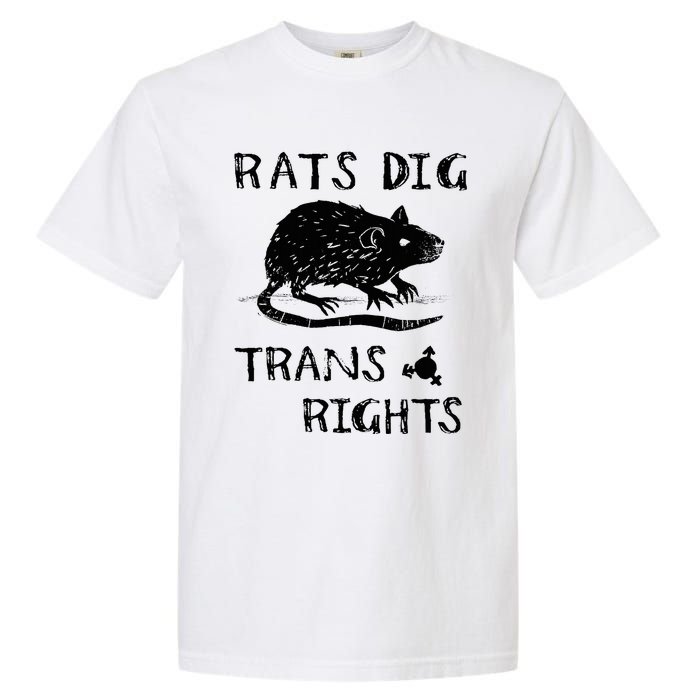 Rats Dig Right Rat Graphic Lgbt Saying Garment-Dyed Heavyweight T-Shirt