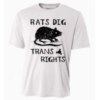 Rats Dig Right Rat Graphic Lgbt Saying Cooling Performance Crew T-Shirt