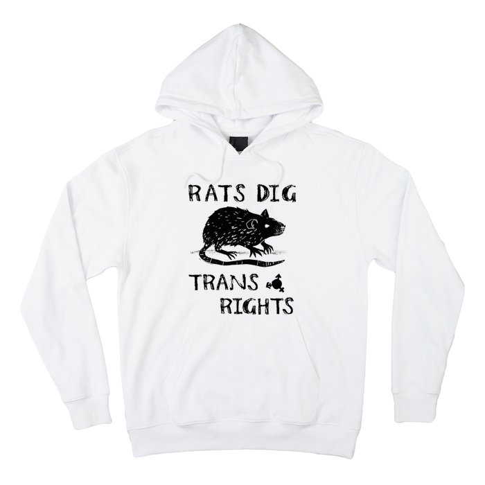 Rats Dig Right Rat Graphic Lgbt Saying Hoodie