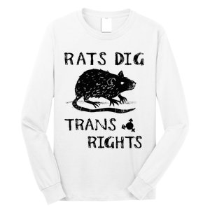 Rats Dig Right Rat Graphic Lgbt Saying Long Sleeve Shirt