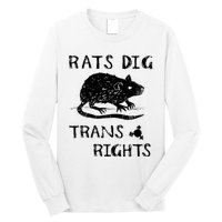 Rats Dig Right Rat Graphic Lgbt Saying Long Sleeve Shirt