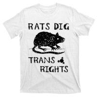 Rats Dig Right Rat Graphic Lgbt Saying T-Shirt