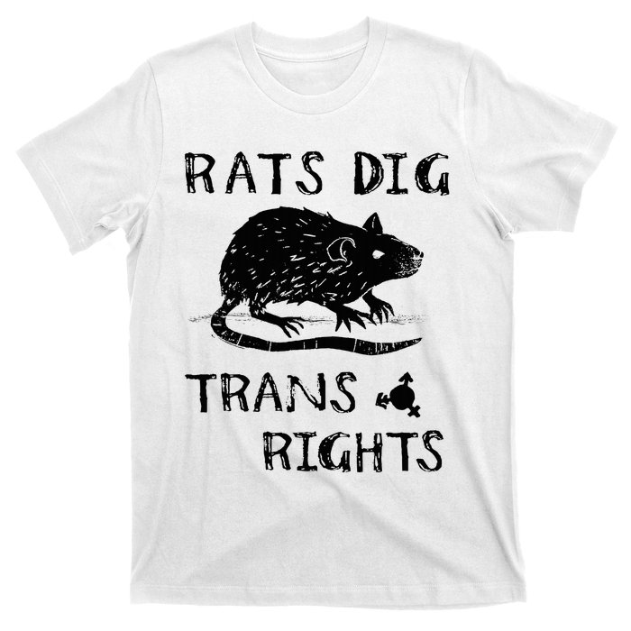 Rats Dig Right Rat Graphic Lgbt Saying T-Shirt