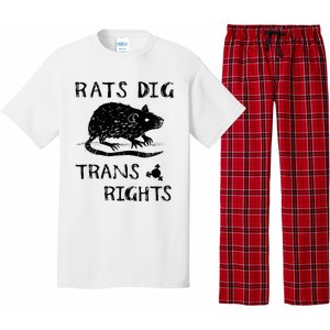 Rats Dig Right Rat Graphic Lgbt Saying Pajama Set