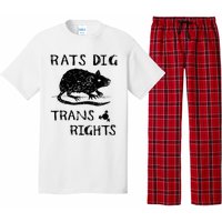 Rats Dig Right Rat Graphic Lgbt Saying Pajama Set