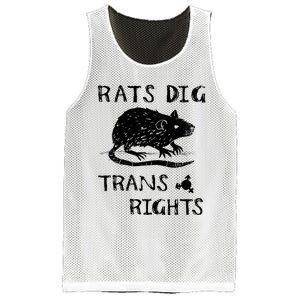 Rats Dig Right Rat Graphic Lgbt Saying Mesh Reversible Basketball Jersey Tank