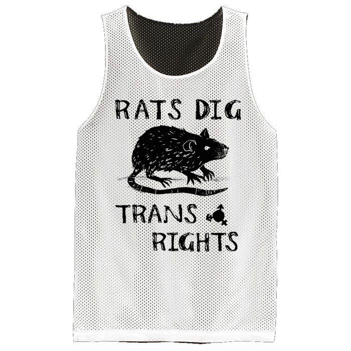 Rats Dig Right Rat Graphic Lgbt Saying Mesh Reversible Basketball Jersey Tank