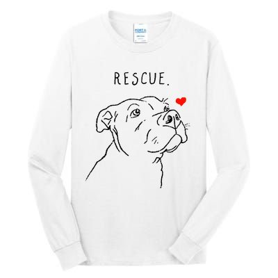 Rescue Dog Tall Long Sleeve T-Shirt