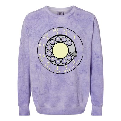 Rotary Dial Colorblast Crewneck Sweatshirt