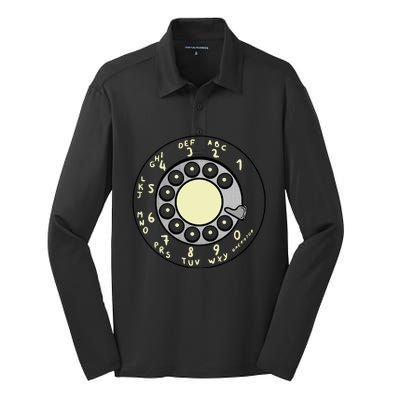 Rotary Dial Silk Touch Performance Long Sleeve Polo