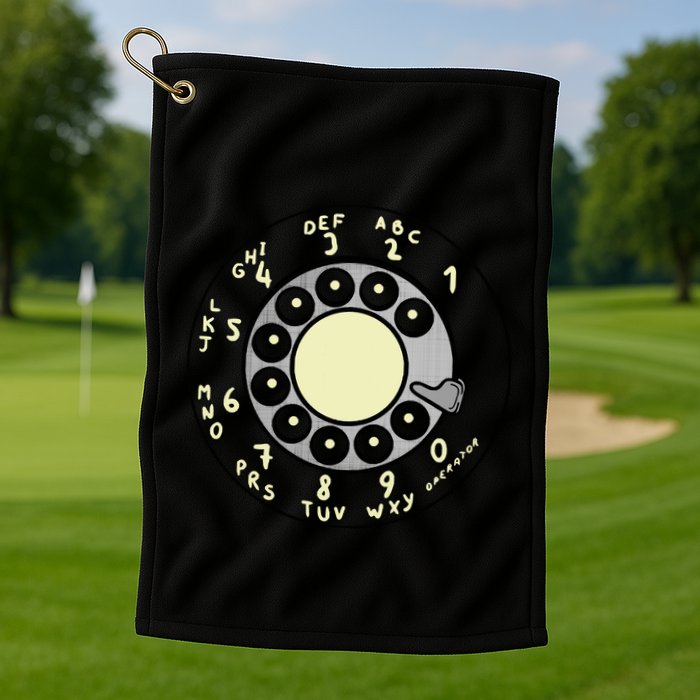 Rotary Dial Golf Towel