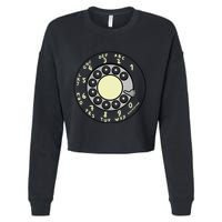 Rotary Dial Cropped Pullover Crew