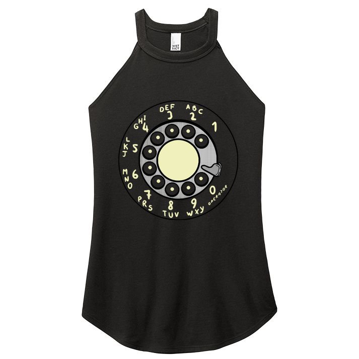Rotary Dial Women's Perfect Tri Rocker Tank