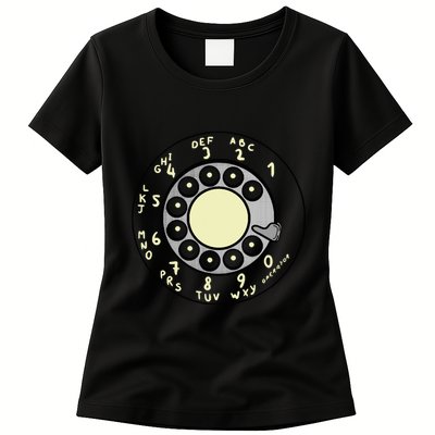 Rotary Dial Womens T-Shirt