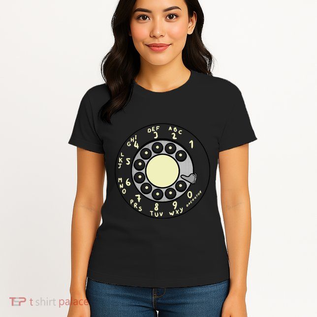 Rotary Dial Womens T-Shirt
