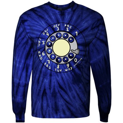 Rotary Dial Tie-Dye Long Sleeve Shirt