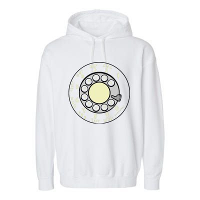 Rotary Dial Garment-Dyed Fleece Hoodie