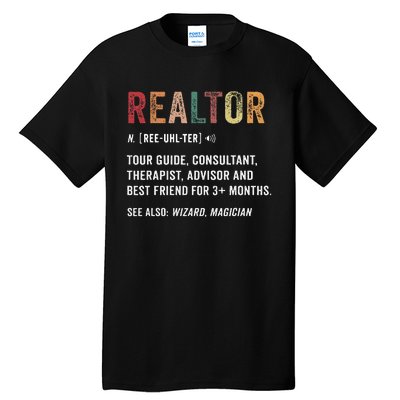 Realtor Definition Tall T-Shirt