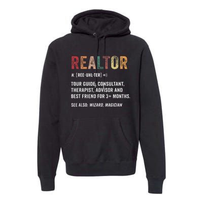 Realtor Definition Premium Hoodie