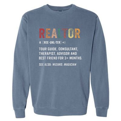 Realtor Definition Garment-Dyed Sweatshirt