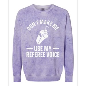 Referee Design Reffing Ref Sport Referee Colorblast Crewneck Sweatshirt