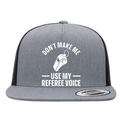 Referee Design Reffing Ref Sport Referee Flat Bill Trucker Hat