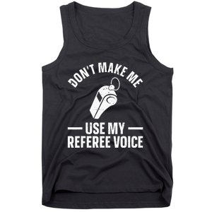 Referee Design Reffing Ref Sport Referee Tank Top