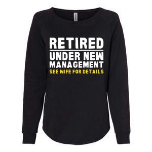 Retirement Dad Retiring Party Womens California Wash Sweatshirt