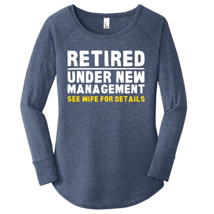 Retirement Dad Retiring Party Women's Perfect Tri Tunic Long Sleeve Shirt