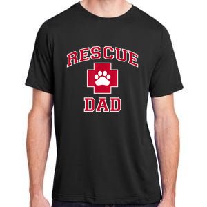 Rescue Dad Rescue Dog Or Cat Lover Adult ChromaSoft Performance T-Shirt