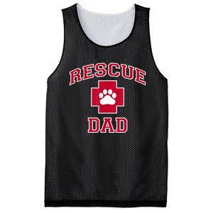 Rescue Dad Rescue Dog Or Cat Lover Mesh Reversible Basketball Jersey Tank