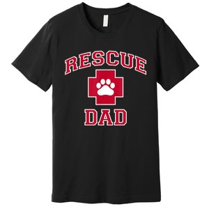 Rescue Dad Rescue Dog Or Cat Lover Premium T-Shirt