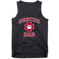 Rescue Dad Rescue Dog Or Cat Lover Tank Top