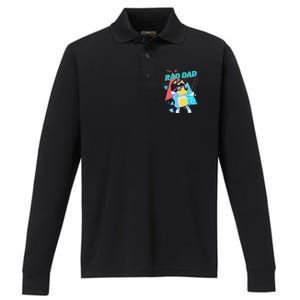 Rad Dad Performance Long Sleeve Polo